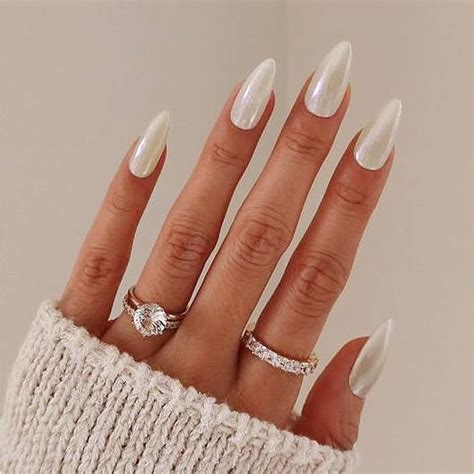 beige chrome nails|white chrome nail designs.